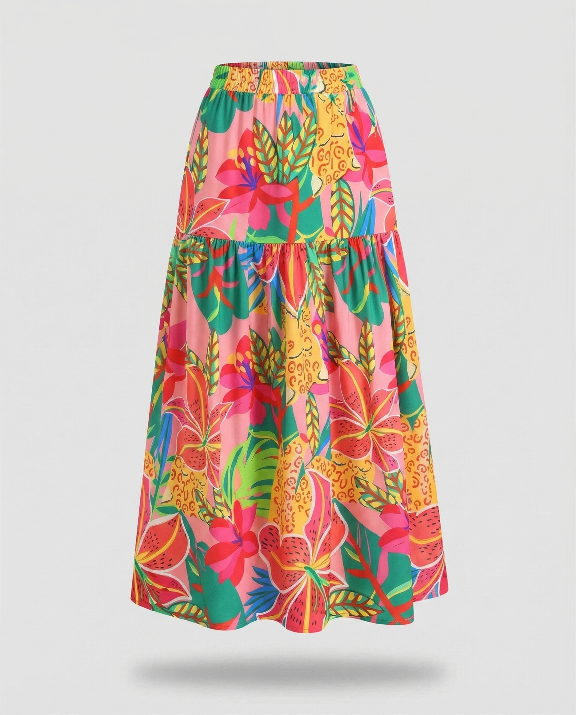 VINTÉLIA™ – Jupe Midi Fleurie