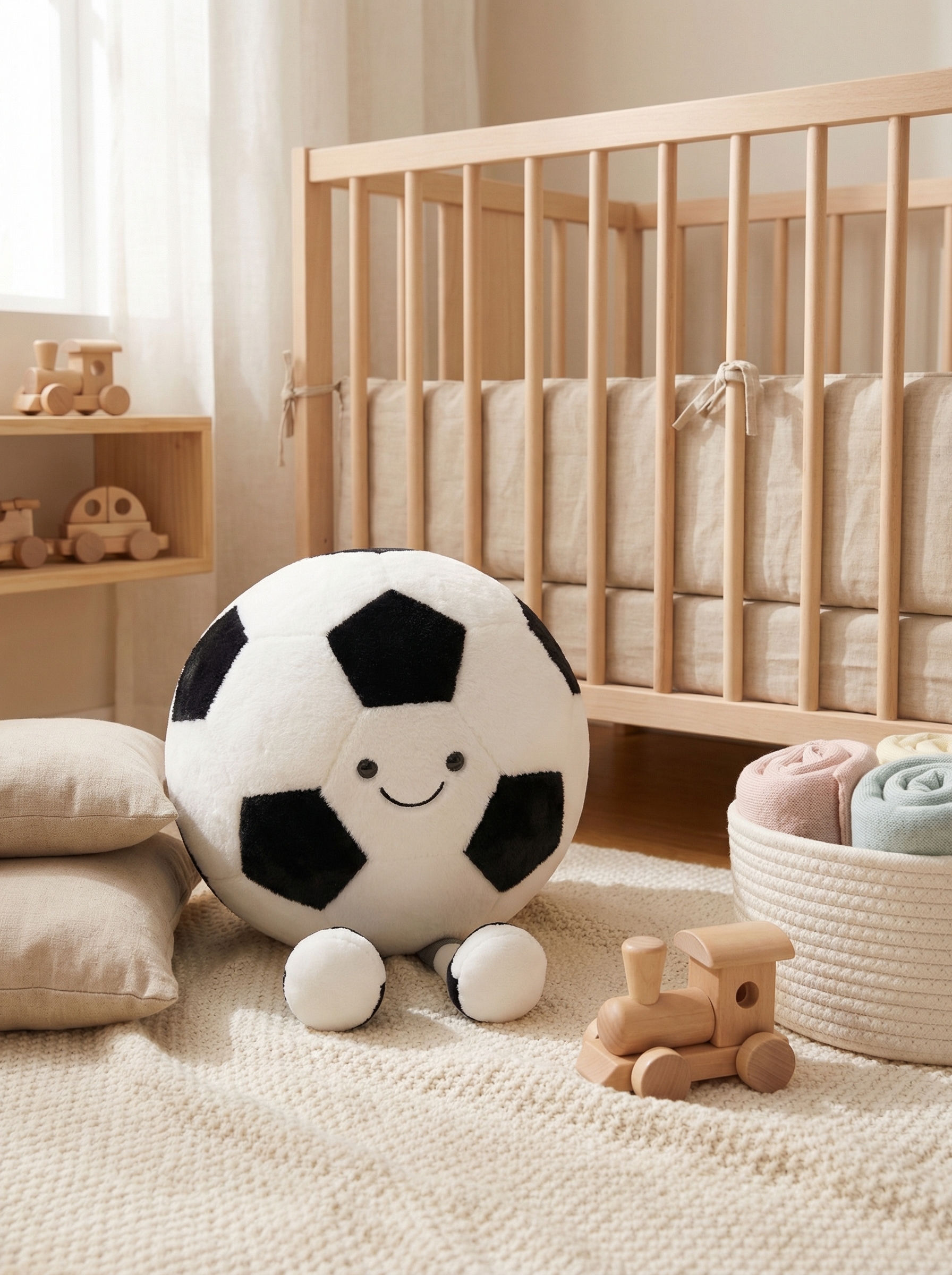BALLZY™ – Peluche Ballon de Football Fun