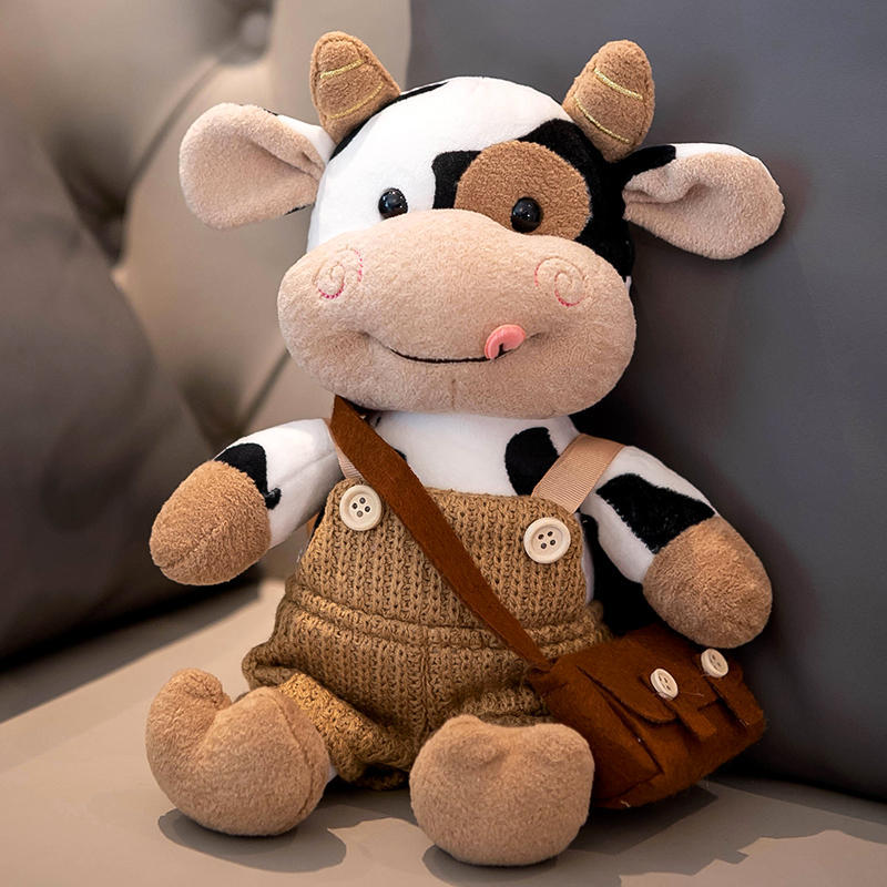 MILKORA™ – Peluche Vache Ultra Douce